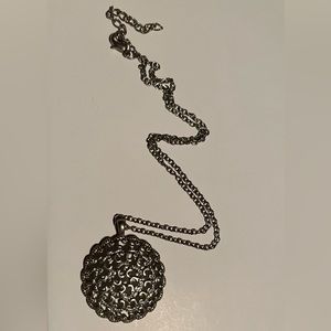 Silver Medallion Necklace